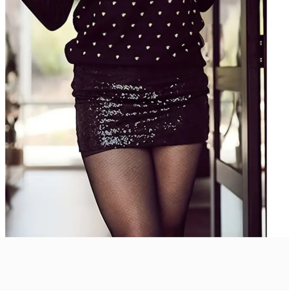 Black sequin Mini - Picture 4 of 5